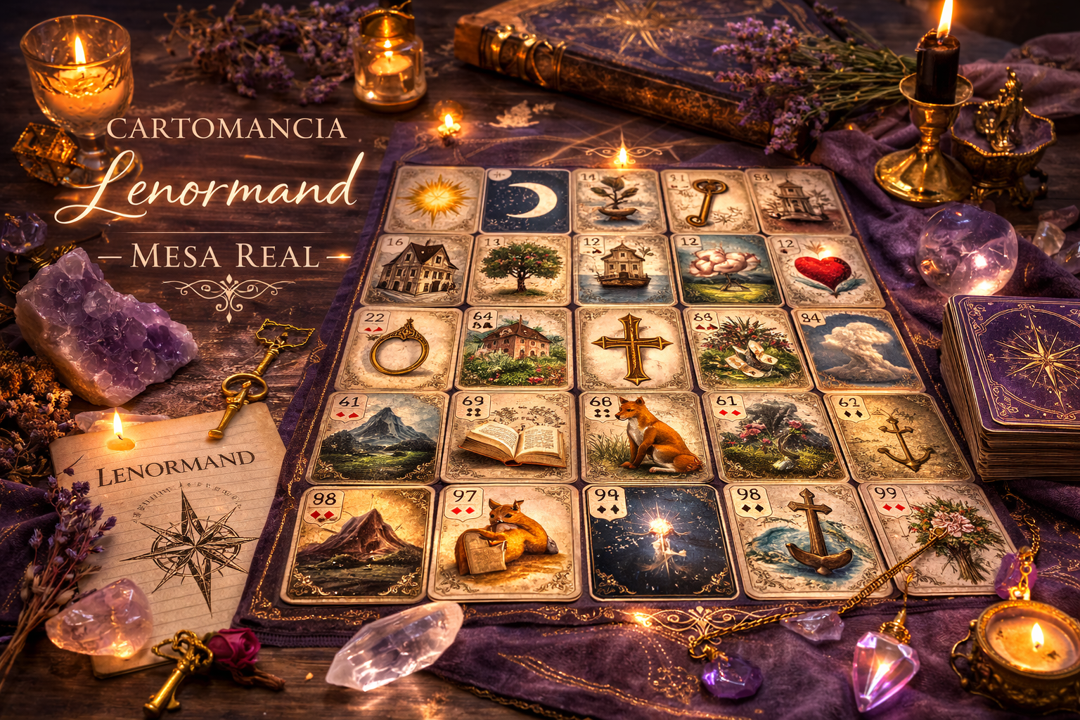 Lenormand — Mini Mesa Real