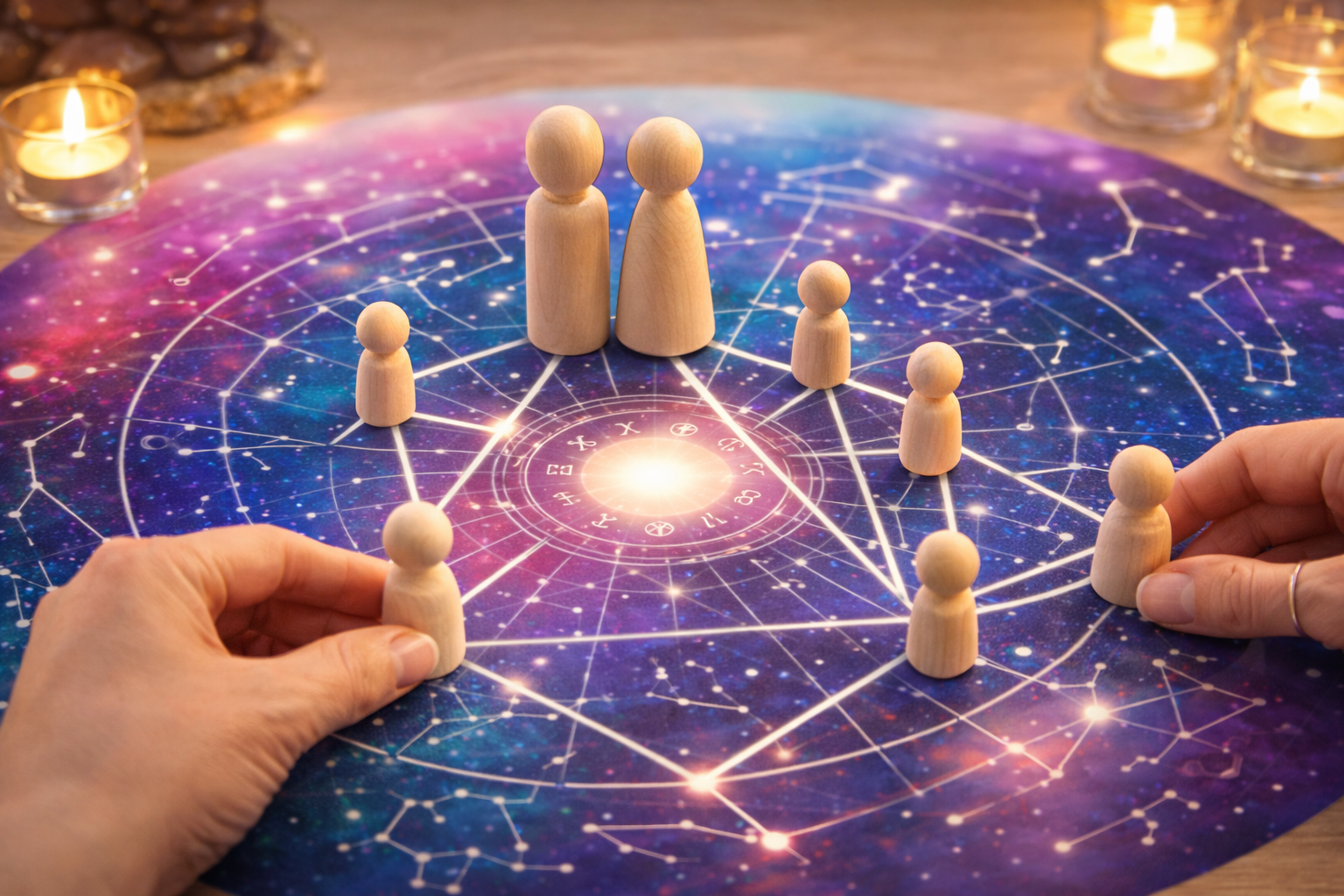 Constelação com Bonecos